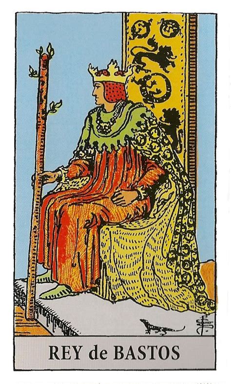 rey de bastos tarot significado amor|Rey de bastos tarot